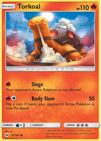 Torkoal #23 — Sun & Moon