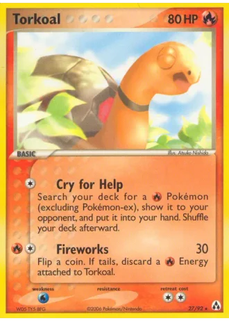 Torkoal #27/92 — Legend Maker