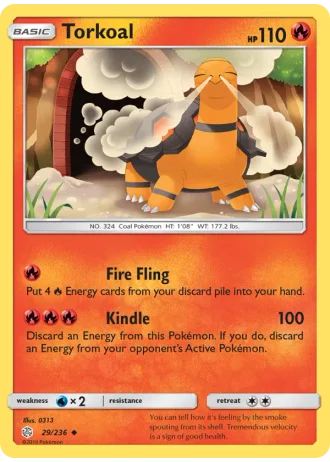 Torkoal #29/236 — Cosmic Eclipse