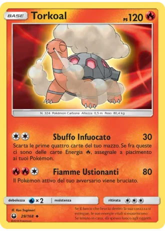 Torkoal #29/168 — Tempesta Astrale