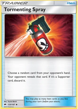 Tormenting Spray #125/147 — Burning Shadows