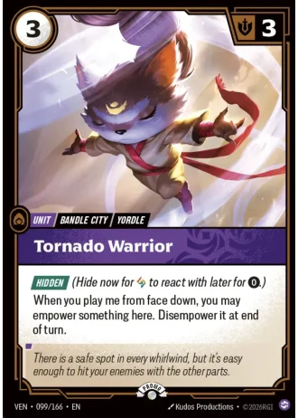 Tornado Warrior #099/166 — Organized Play Promos