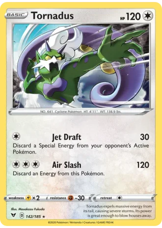 Tornadus #142/185 — Vivid Voltage