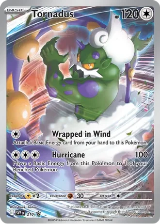 Tornadus #210 — Scarlet & Violet Promos