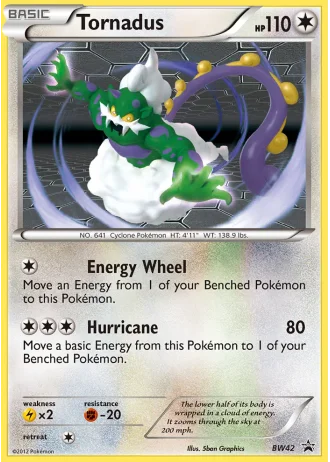 Tornadus BW42 — Black & White Promos