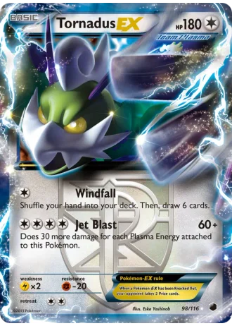 Tornadus EX #98/116 — Plasma Freeze