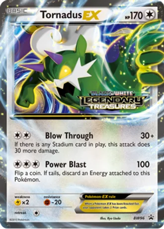 Tornadus EX BW96 — Black & White Promos