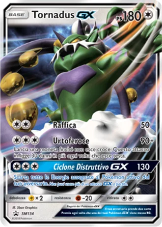Tornadus GX SM134 — Sole e Luna Promos