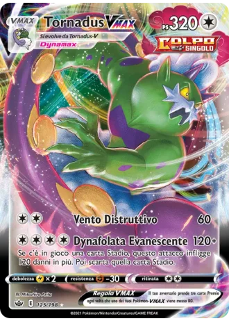 Tornadus VMAX #125 — Regno Glaciale