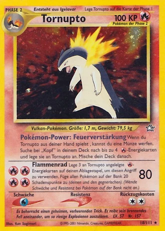 Tornupto (1. Edition) #18/111 — Neo Genesis (1. Edition)