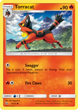 Torracat #16/73 — Shining Legends