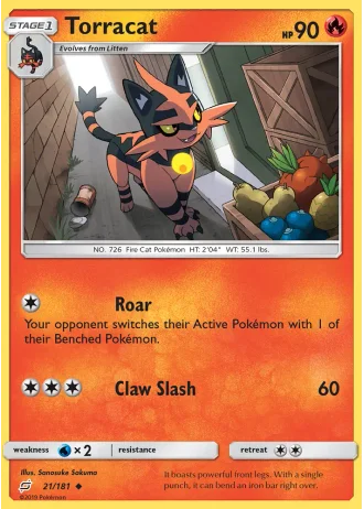 Torracat #21/181 — Team Up