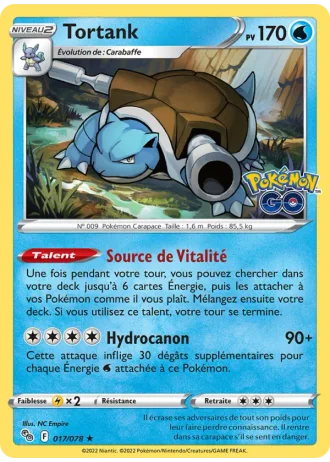 Tortank #017 — Pokémon GO