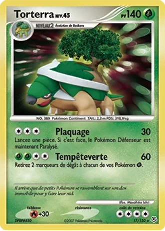 Torterra #17/130 — Diamant & Perle
