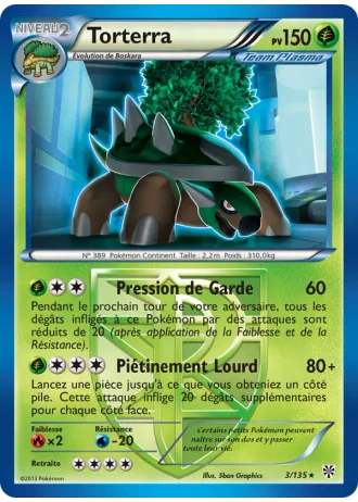Torterra #3/135 — Tempête Plasma