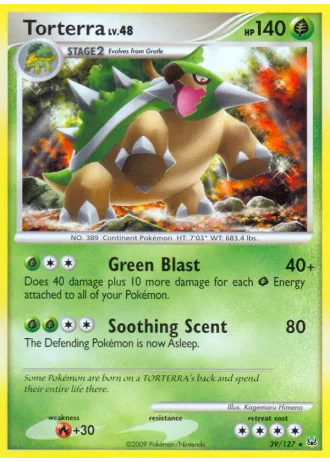 Torterra #39/127 — Platino