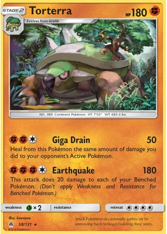 Torterra #58/131 — Forbidden Light