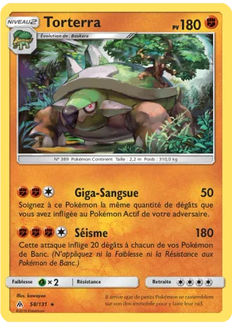 Torterra #58/131 — Lumière Interdite
