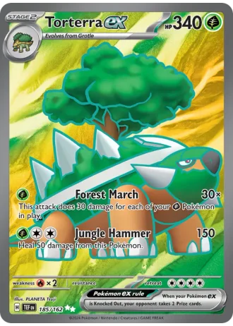 Torterra ex #185/162 — Temporal Forces