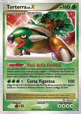 Torterra LIV.X #122 — Diamante & Perla