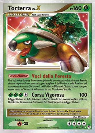 Torterra LIV.X #122/130 — Diamante & Perla
