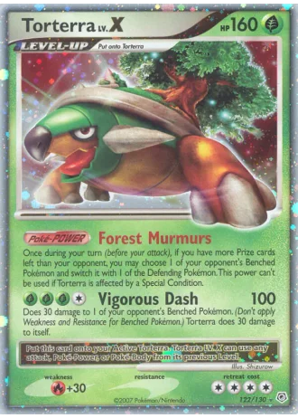 Torterra LV.X #122 — Diamond & Pearl