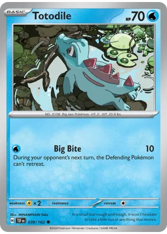 Totodile #039/162 — Temporal Forces