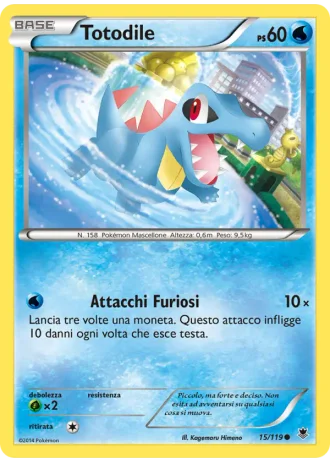 Totodile #15/119 — Forze Spettrali