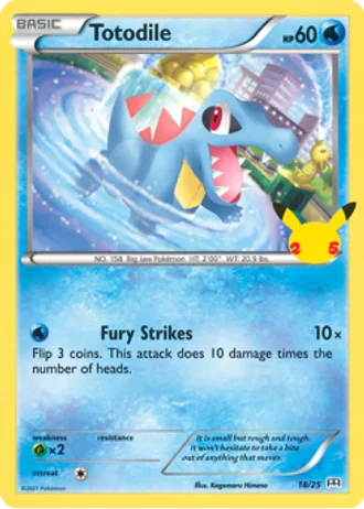 Totodile #18 — McDonald's Collection 2021