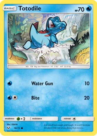Totodile #18 — Shining Legends