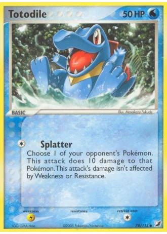 Totodile #78/115 — EX Forze Segrete