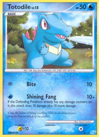 Totodile #8 — DP trainer Kit (Manaphy)