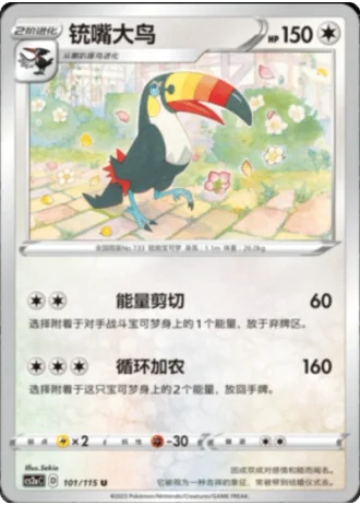 Toucannon #101/115 — Vivid Portrayals - Obsidian