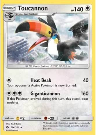 Toucannon #166/214 — Lost Thunder