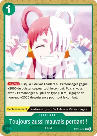 Toujours aussi mauvais perdant ! (EB03-020) — ONE PIECE Heroines Edition (EB03)
