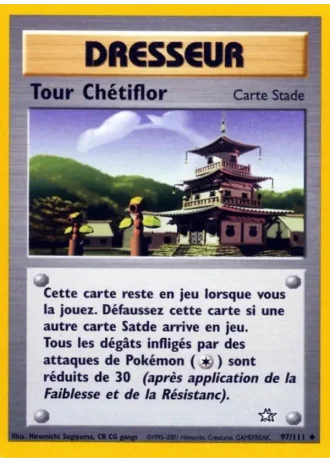 Tour Chétiflor (première édition) #97/111 — Neo Genesis (1ère Édition)