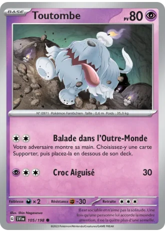Toutombe #105/198 — Écarlate et Violet