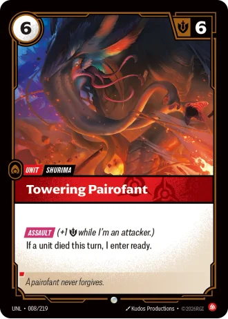 Towering Pairofant #008/219 — Unleashed