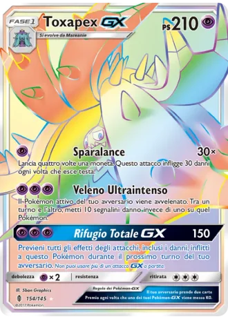 Toxapex GX #154/145 — Guardiani Nascenti