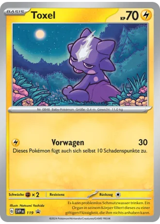 Toxel #119 — Karmesin & Purpur Promos