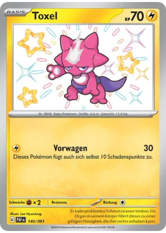 Toxel #140/91 — Paldeas Schicksale