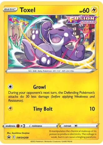 Toxel SWSH209 — Sword & Shield Promos