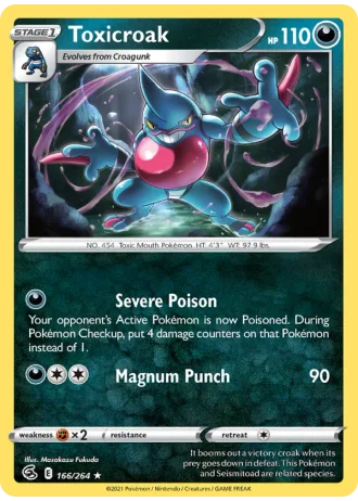 Toxicroak #166 — Fusion Strike