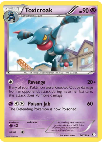 Toxicroak #66/149 — Boundaries Crossed