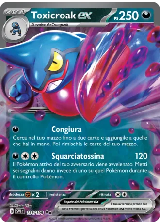 Toxicroak ex #131 — Scarlatto e Violetto