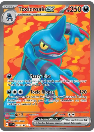 Toxicroak ex #232 — Scarlet & Violet