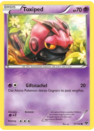 Toxiped #51/146 — XY