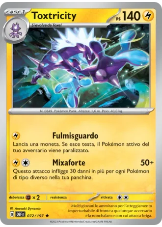 Toxtricity #072 — Ossidiana Infuocata