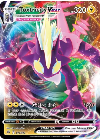 Toxtricity VMAX #71 — Rebel Clash