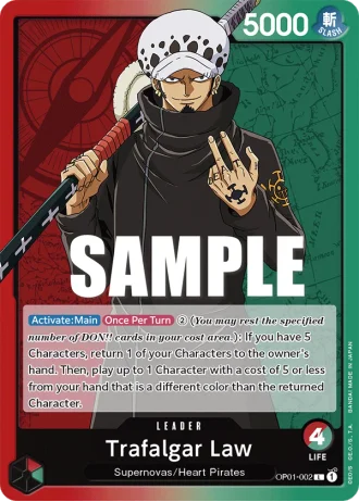 Trafalgar Law (OP01-002) — Romance Dawn (OP01)